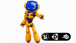 UTILITY BOT LORA Rigged for Unreal Engine - Unity - MIXAMO 