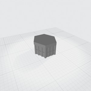14 BUILDINGS MECHWARRIOR / BATTLETECH HEX-BASED CITY SET