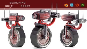 sci fi vehicle robot