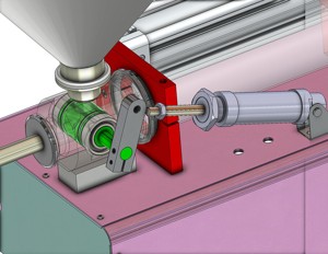 industrial 3D model horizontal filling machine