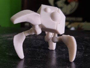 ARTICULATED EASY TO BUILD GEOMETRY DASH ROBOT SPIDER, SPIDASH.