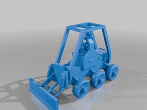 Specialized Transport Robot 1 (STR-1) / Klin-2 Nuclear Decontamination Robot