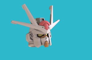 FREE GUNDAM HEAD STL PREVIEW (PART OF FULL GUNDAM STL SET)