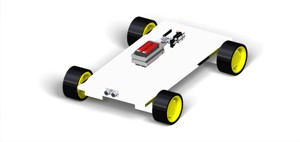 robot car with ultrasonic...