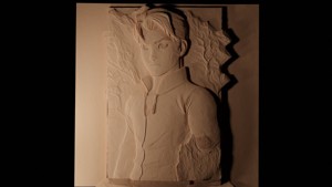 Tadashi Hamada Big Hero 6 CNC 3d Print High Relief Sand Casting