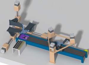 Robotic cell for electron...