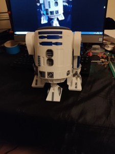 Screen Accurate R2D2 Alexa Echo Dot 3 Dock (Knickohr version) - Print colours seperately
