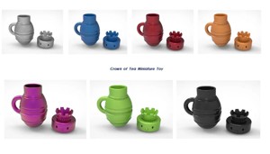 Crown of Tea Miniature Toy