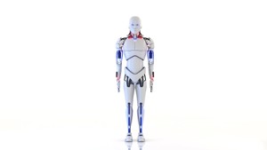 Electronic Cyborg Male animated model