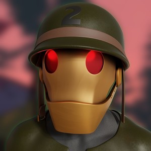 GI Robot helmet mask Creature Commandos dc