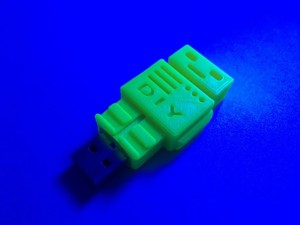 Robot DIY case for USB flash drive
