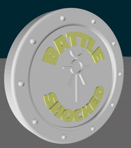 ZOMBIE ROBOT BATTLE SHOCK TOKEN