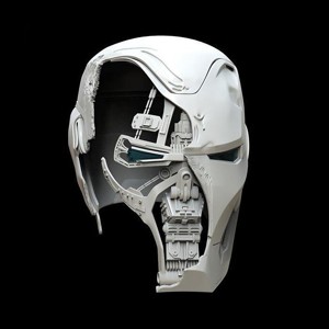 Iron Man Mark L MK 50 Damaged Smashed Helmet Endgame