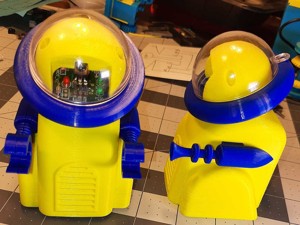 Single motor 2 function steerable IR controlled Robot