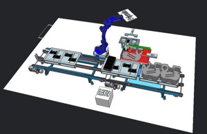 Stacking robot cell 2 - c...
