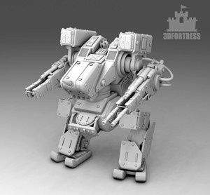 A robot with cluster shells