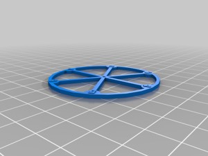 2" AOE template plus tornado for a robot wargame