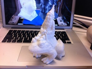 FROG RIDING GNOME
