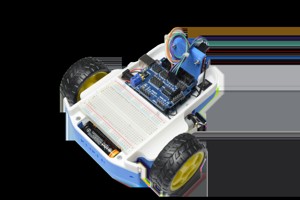 Arduino robot car with 2 wheel