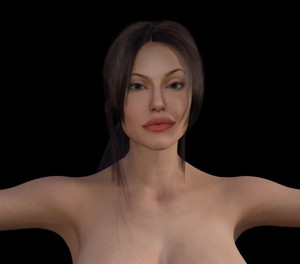 angelina jolie 3d model