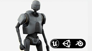 IMPERIAL DROID  Rigged for Unreal Engine - Unity - MIXAMO 