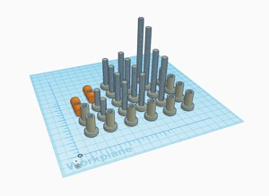 COMPLETE BOLT/NUT SET FOR DROID DIVISION PIT DROID