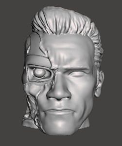 MATTE TERMINATOR HALF FACE