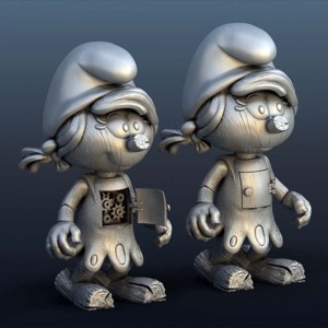 CLOCKWORK SMURFETTE / PITUFINA ROBOT