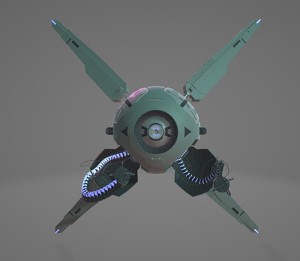 Futuristic Air Craft and Drone Model