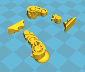 Modular Legs for Robot Chuck