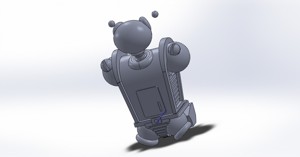 cartoon robot