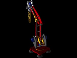 robot arm with griper