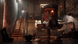 Sci-Fi Mechanical Workshop