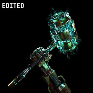 Sci fi Hand and Hammer