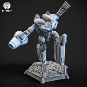 CURVY ROBOT 100MM + PRINCESS PILOT