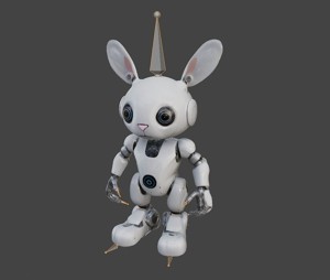 Robot Rabbit Rigged