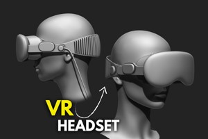 VR Headset and Accessories - VR Vision Pro Style