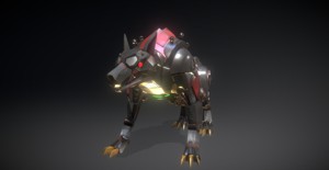 ROBOT WOLF MODEL PRINTIBLE ACTION FIGURE