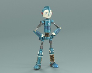 ROBOT RODNEY CREATED IN PARTSOLUTIONS