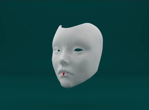 Geisha Robot Mask (Ghost in the Shell)