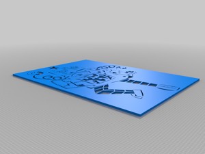 Robot stencil