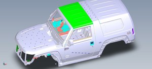 BJ40 complete vehicle part-industrial 3D model