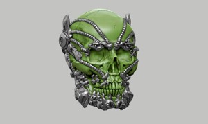 SKULL ROBOT HEAD 55 (1)