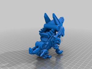 Zoids D-Style Konig Wolf Seated