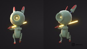 Lap 1 bunny rig