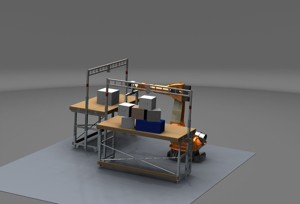 NX9 Robot simulation
