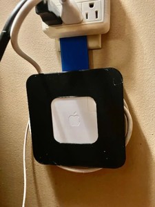 MacBook Pro Charger Cable Organizer & Outlet Hanger