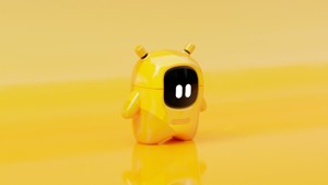 Cute Printable Robot Character