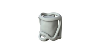 SciFi Shape Object Low Poly