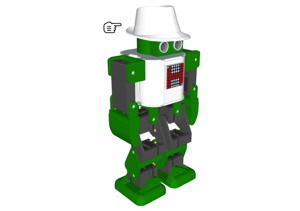 HUMANOID ROBOT – ROBONOID – HAT FEDORA